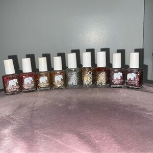 Ella+Mila and Essie Nail Polish Set GLITTER BRAND NEW NEVER USED GLITTER GLITTER
